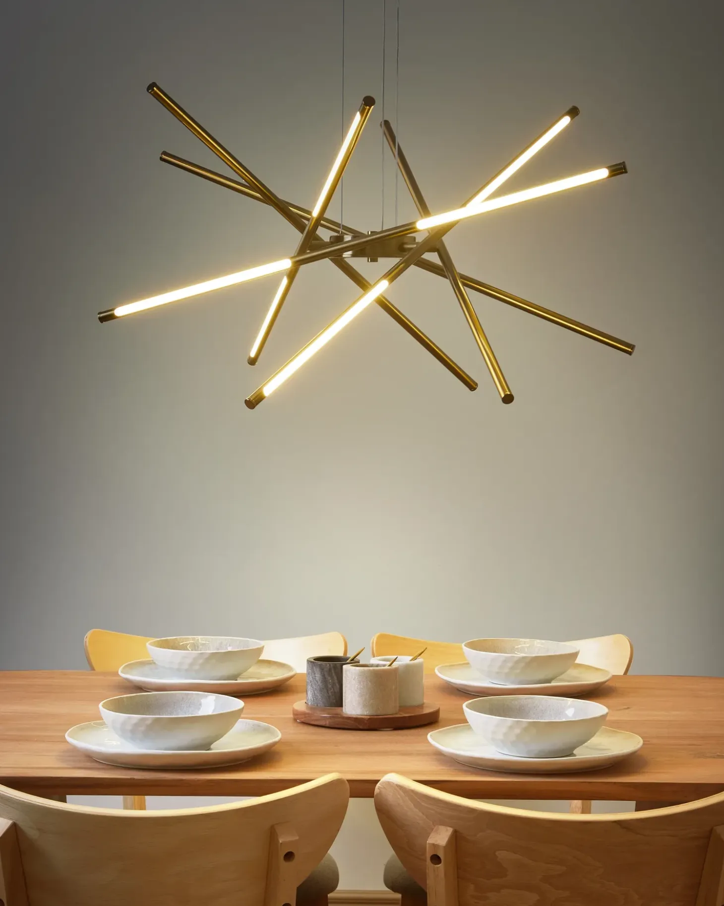 LED-pendel lampe PALUN Med dæmpning Metal Guld