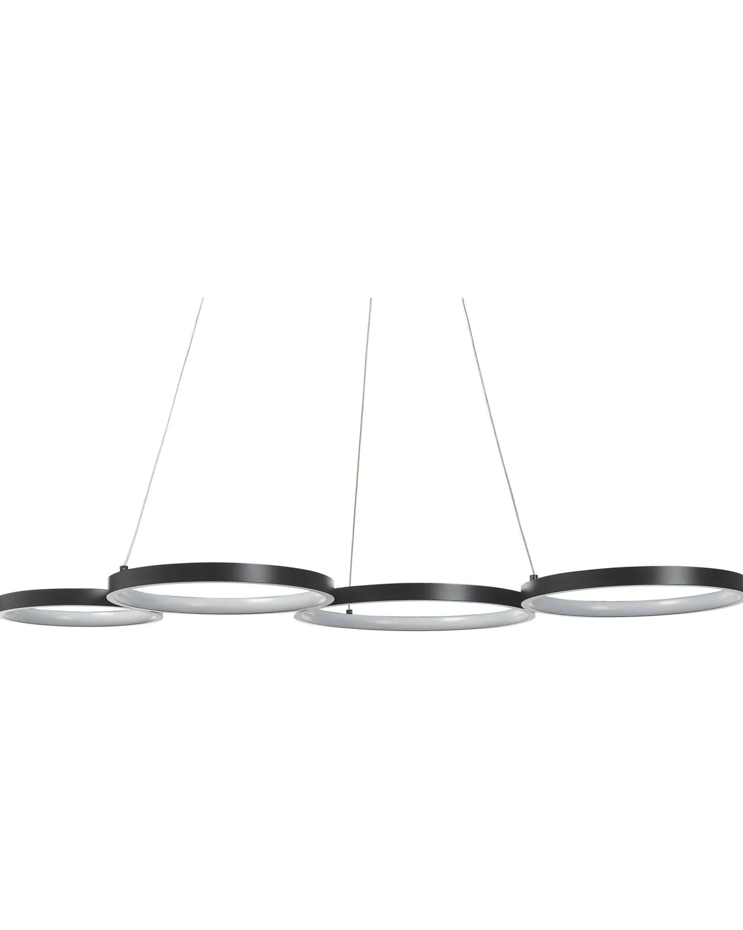 LED-pendel lampe PIBOR Metal Sort