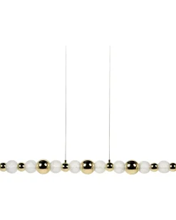 LED-pendel lampe SORA Glas Guld