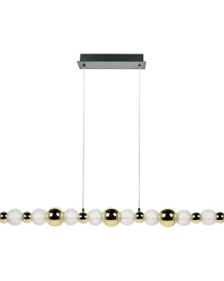 LED-pendel lampe SORA Glas Guld
