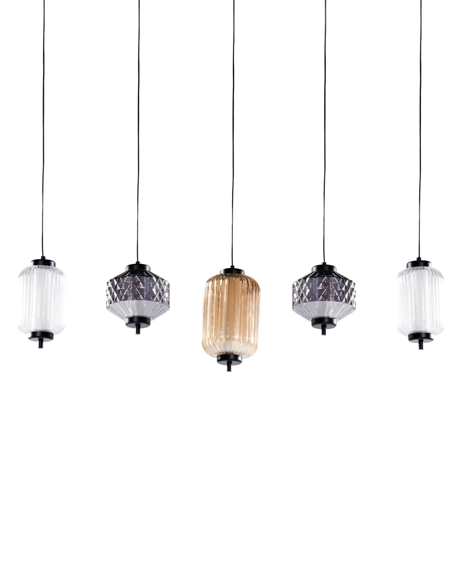 LED-pendel lampe SULLANE LED Glas Multifarvet