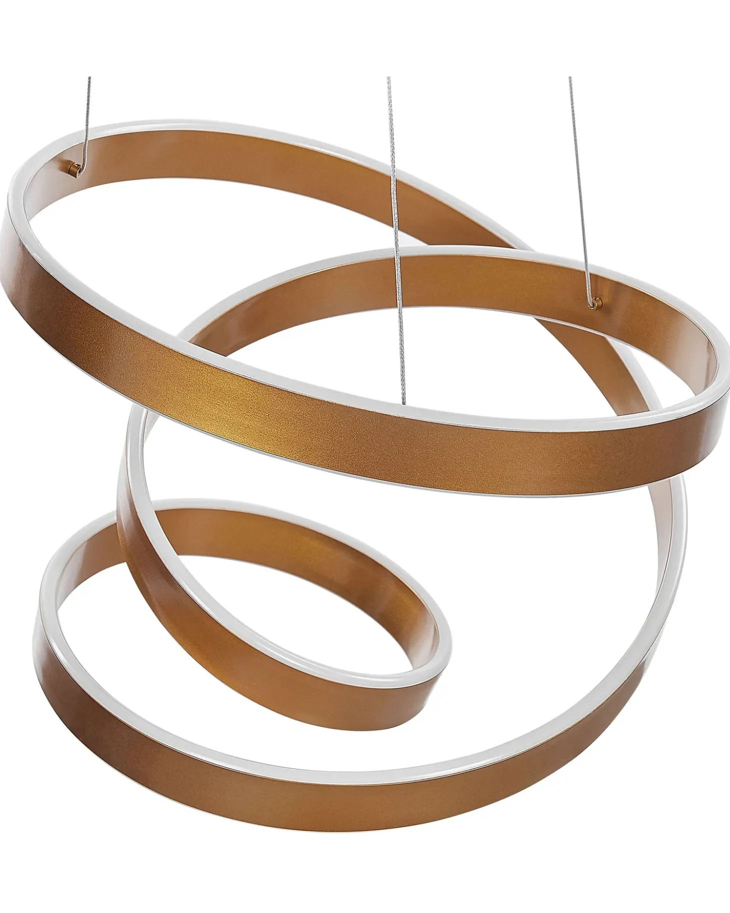LED-pendel lampe WANLI Metal Guld