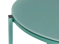 LEDRO 4 personers Loungesæt med bord Grøn Metal