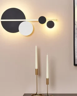LED-væglampe PARITA Sort Metal