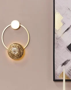 LED-væglampe PONUGA Guld Metal