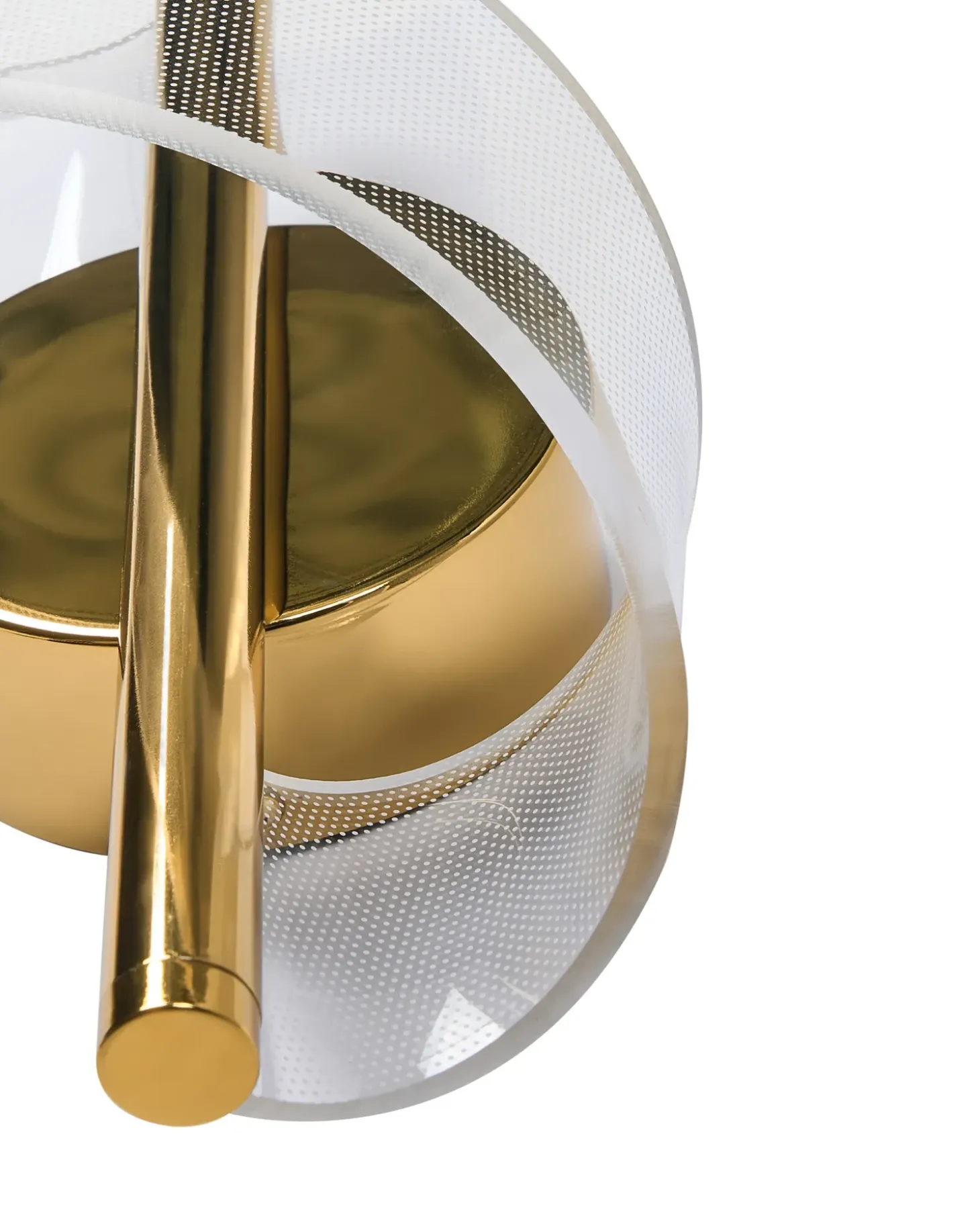 LED-væglampe SARELA Guld Metal