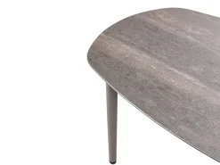 LEFFE 3 personers Have-hjørnesofasæt Venstrevendt Beige Metal