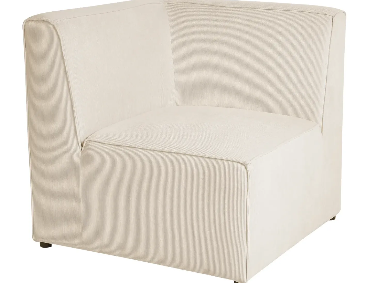 LEMVIG 2 personers Modulsofa Lys Beige Fløjl