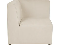 LEMVIG 2 personers Modulsofa Lys Beige Fløjl
