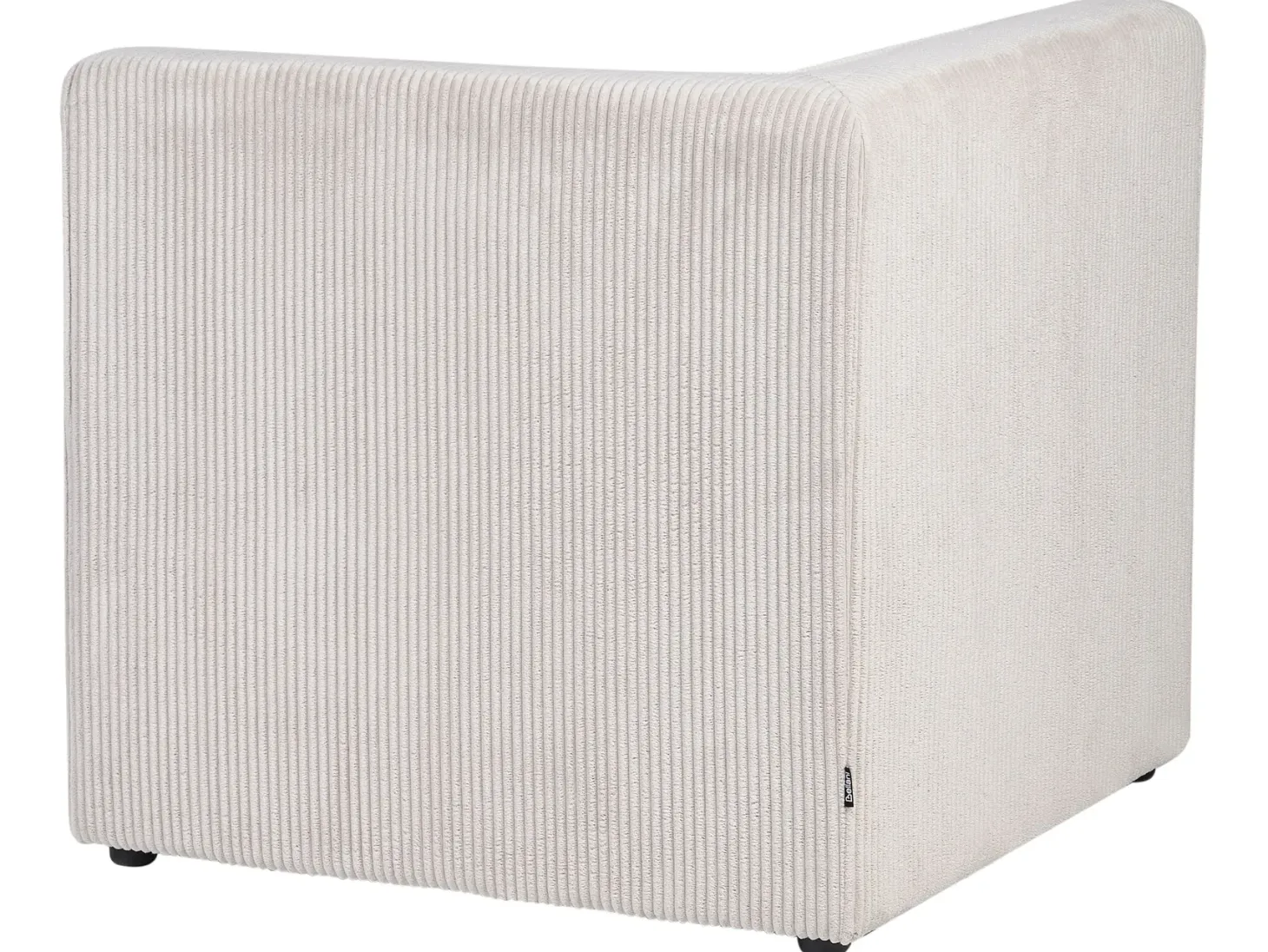 LEMVIG 4 personers Hjørnesofa modul Venstrevendt Beige Fløjl