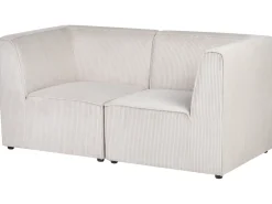 LEMVIG 2 personers Modulsofa Beige Fløjl
