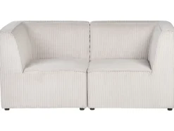 LEMVIG 2 personers Modulsofa Beige Fløjl