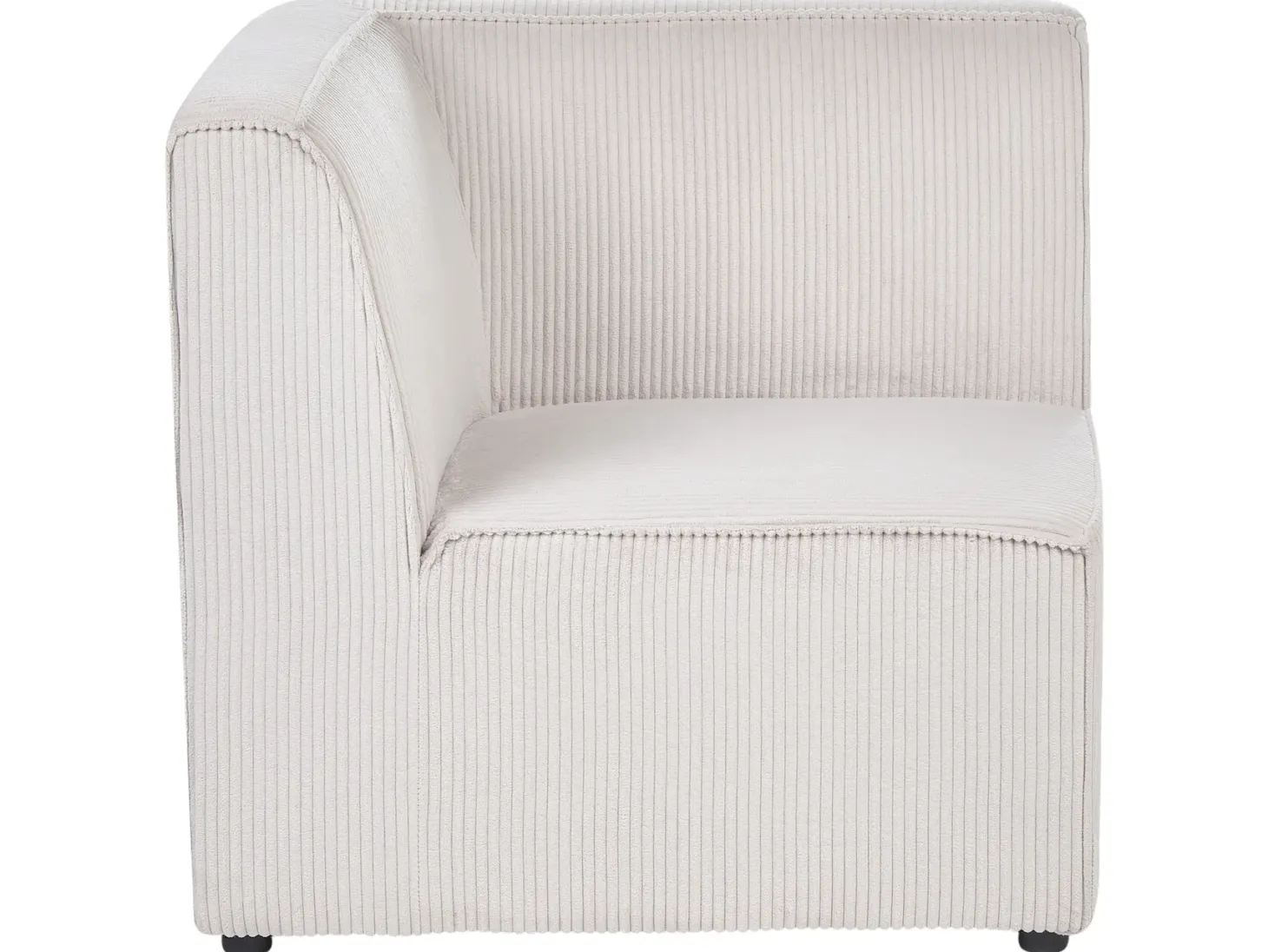 LEMVIG 3 personers Modulsofa Beige Fløjl
