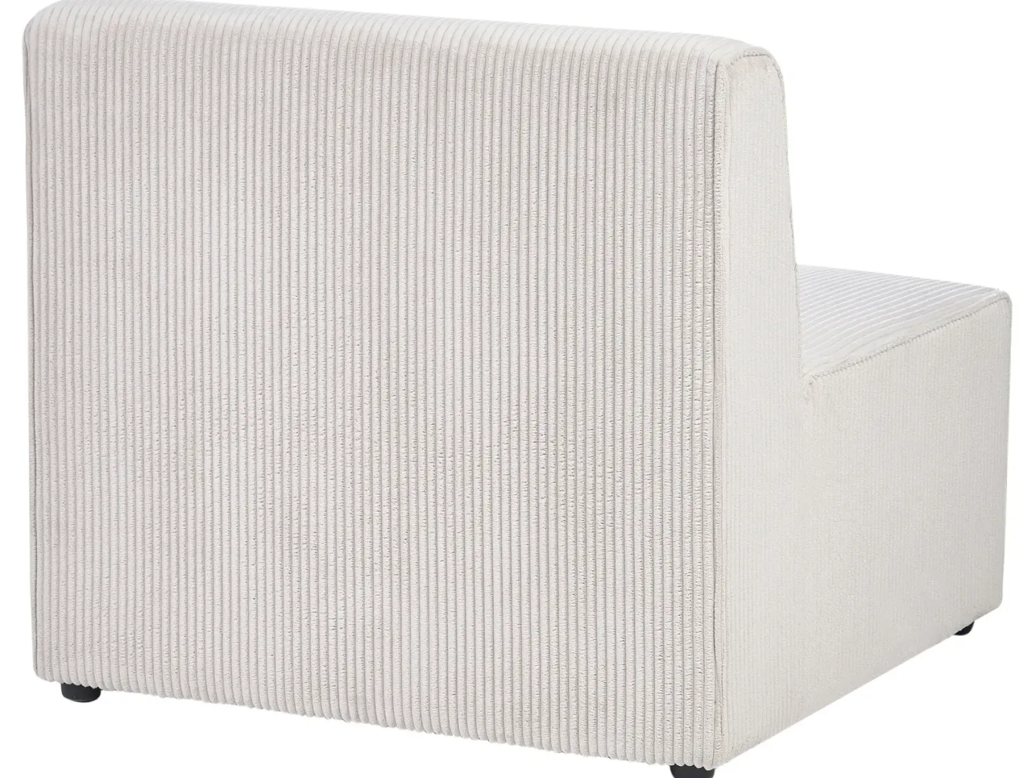 LEMVIG 3 personers Modulsofa Beige Fløjl