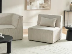 LEMVIG Stol Modul Beige Fløjl