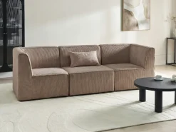 LEMVIG Stol Modul Sand Beige Fløjl