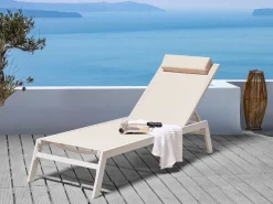 Liggestol CATANIA Metal Beige