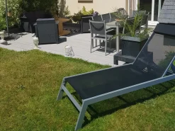Liggestol CATANIA Metal Sort