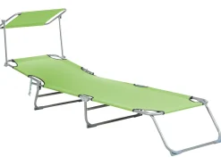 Liggestol FOLIGNO II Metal Limegrøn