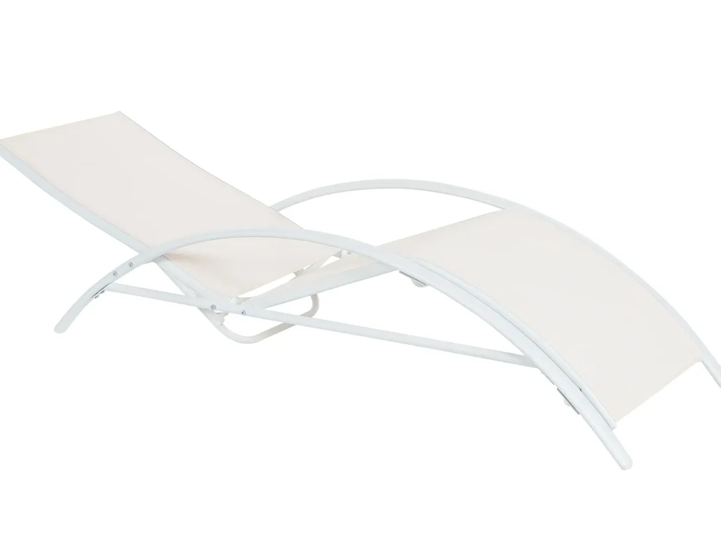Liggestol GAETA Metal Beige