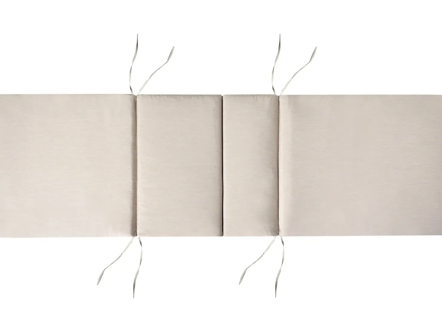Liggestol med hynde AMANTEA PREMIUM II Akacietræ Lys Beige