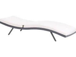 Liggestol med hynde AMELIA Metal Lys Beige