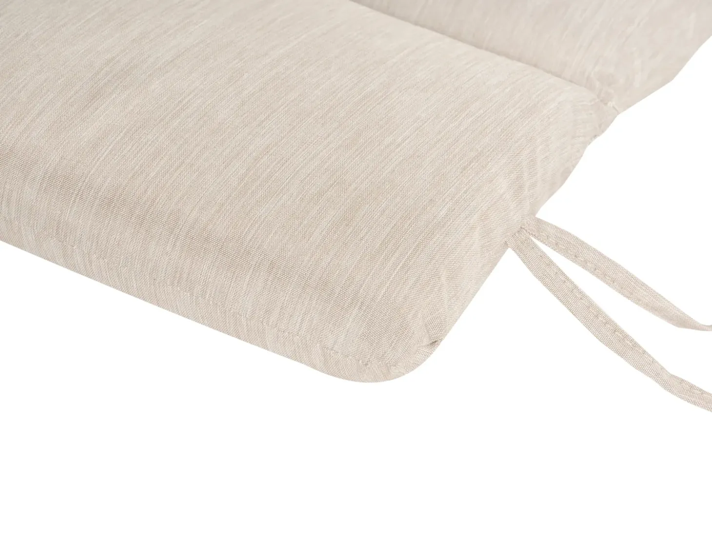 Liggestol med hynde BRESCIA PREMIUM Akacietræ Lys Beige
