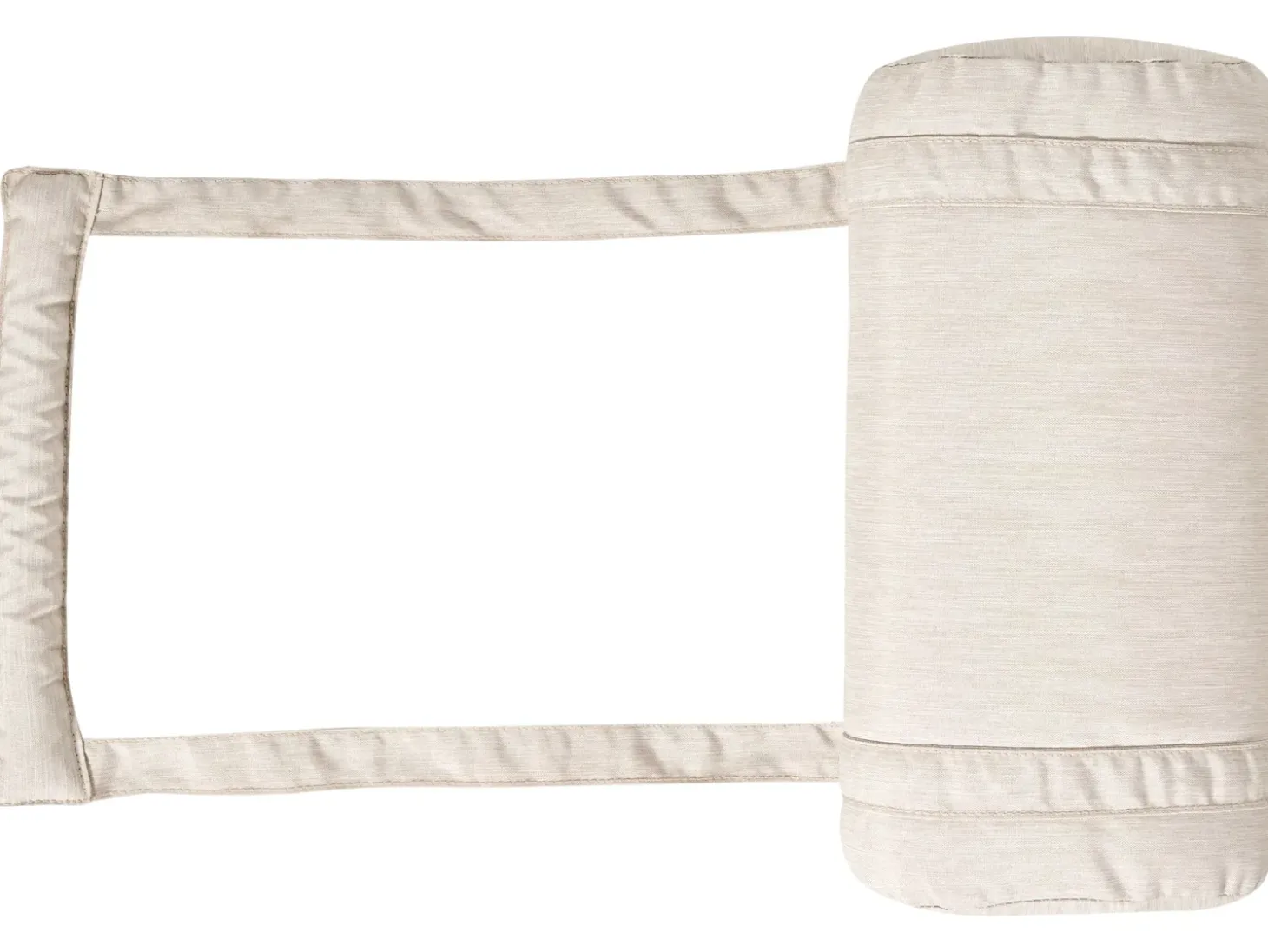 Liggestol med hynde BRESCIA PREMIUM Akacietræ Lys Beige