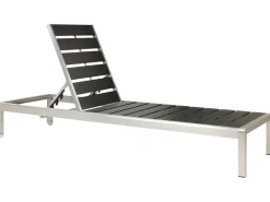 Liggestol NARDO Metal Sort/sølv