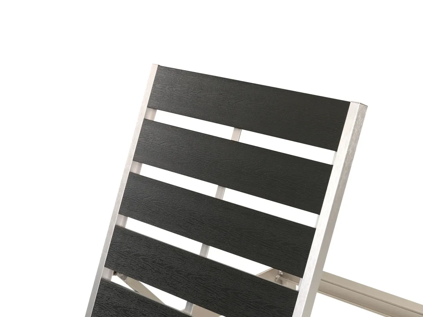 Liggestol NARDO Metal Sort/sølv