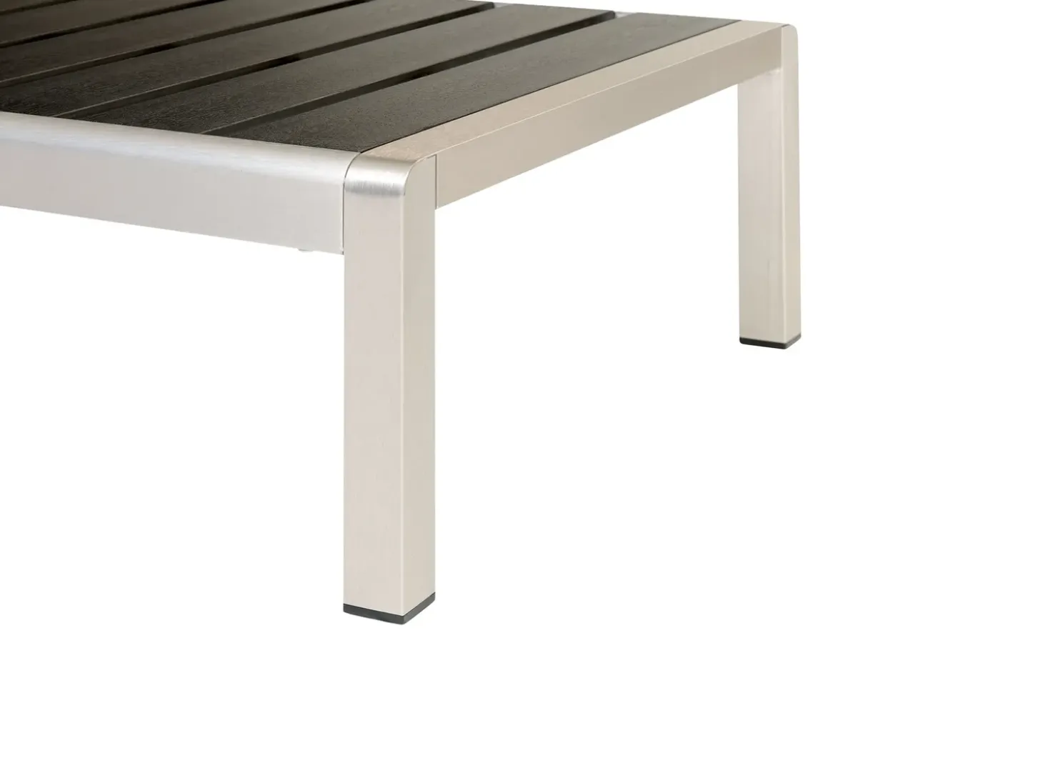 Liggestol NARDO Metal Sort/sølv
