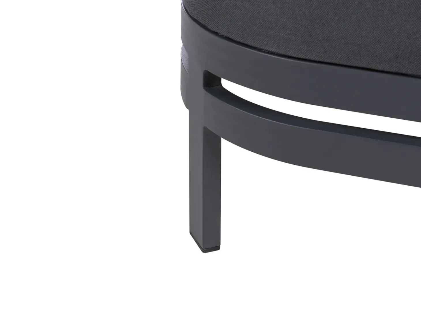 Liggestol NETTUNO Metal Grafit