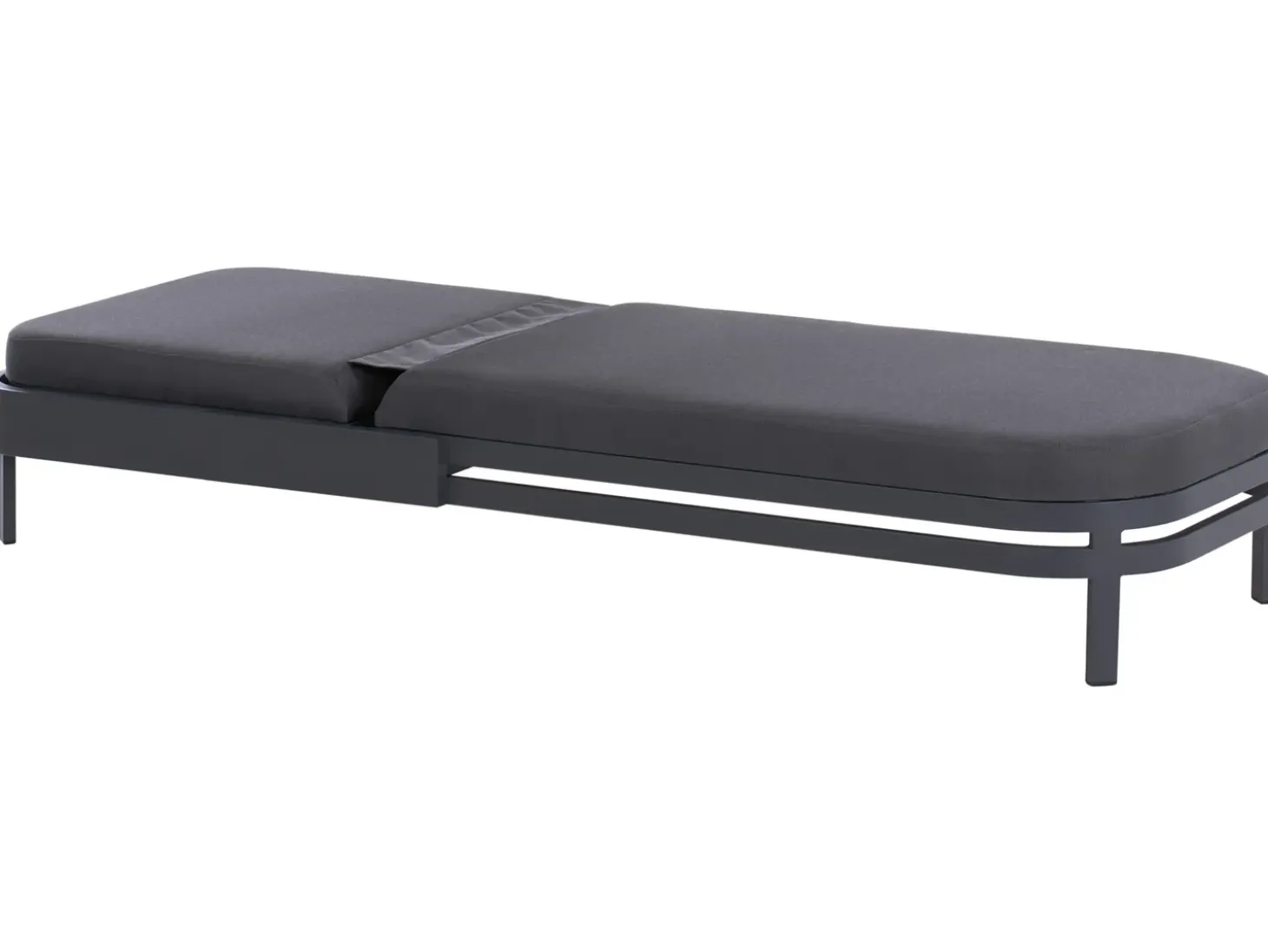 Liggestol NETTUNO Metal Grafit