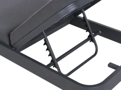 Liggestol NETTUNO Metal Grafit