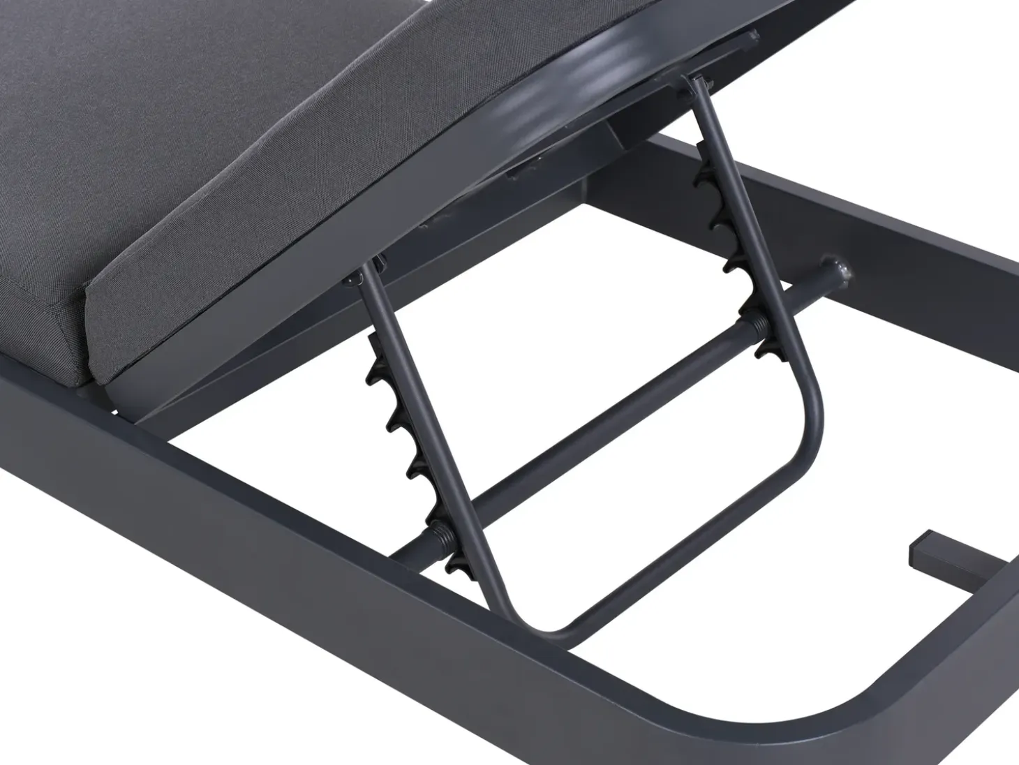 Liggestol NETTUNO Metal Grafit