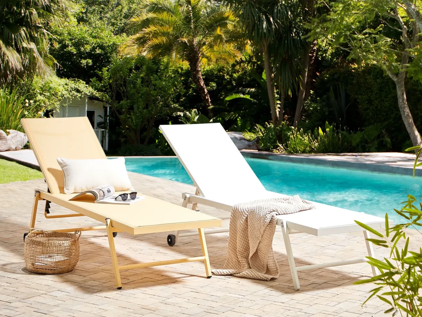 Liggestol PORTOFINO Metal Gul