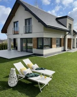 Liggestol PORTOFINO Metal Hvid