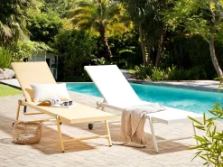 Liggestol PORTOFINO Metal Hvid