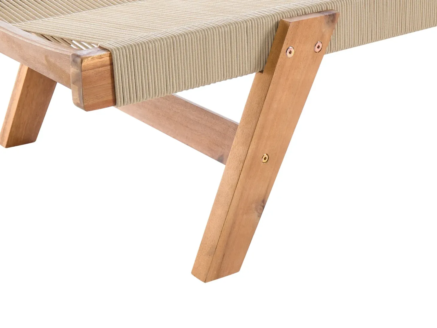 Liggestol PROSSEDI Akacietræ Beige