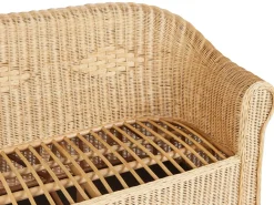 LIVADEIA 5 personers Loungesæt med bord Naturlig Rattan