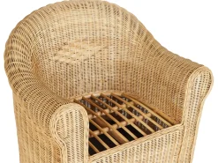 LIVADEIA 5 personers Loungesæt med bord Naturlig Rattan