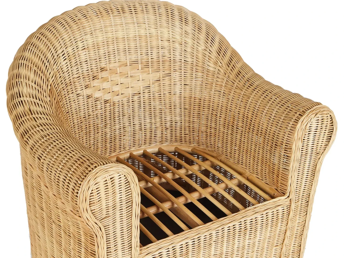 LIVADEIA 5 personers Loungesæt med bord Naturlig Rattan