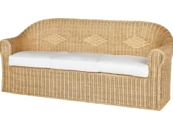 LIVADEIA 5 personers Loungesæt med bord Naturlig Rattan