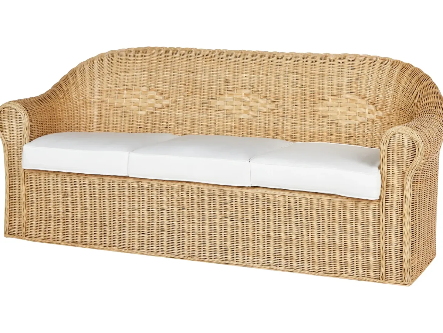 LIVADEIA 5 personers Loungesæt med bord Naturlig Rattan