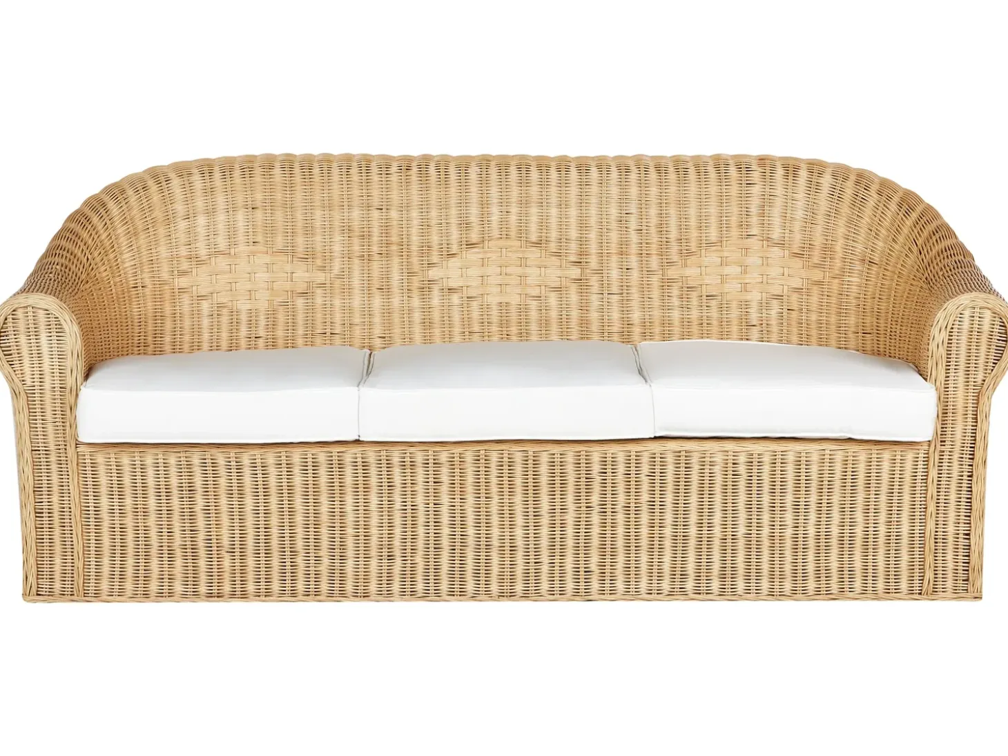 LIVADEIA 5 personers Loungesæt med bord Naturlig Rattan