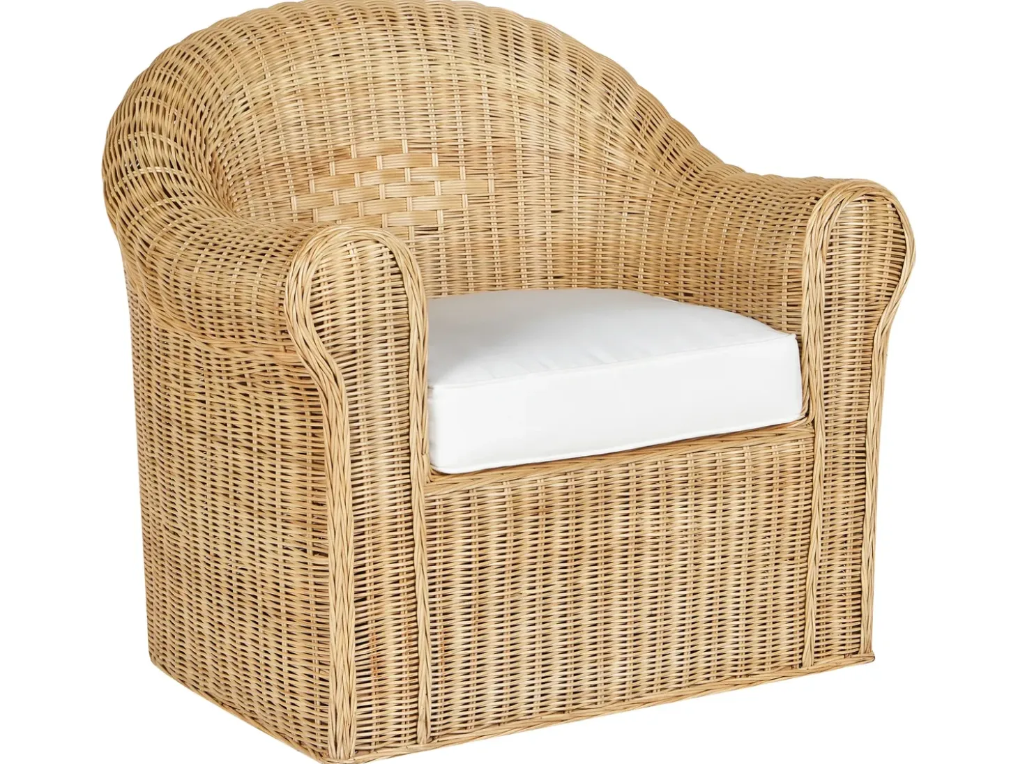 LIVADEIA 5 personers Loungesæt med bord Naturlig Rattan