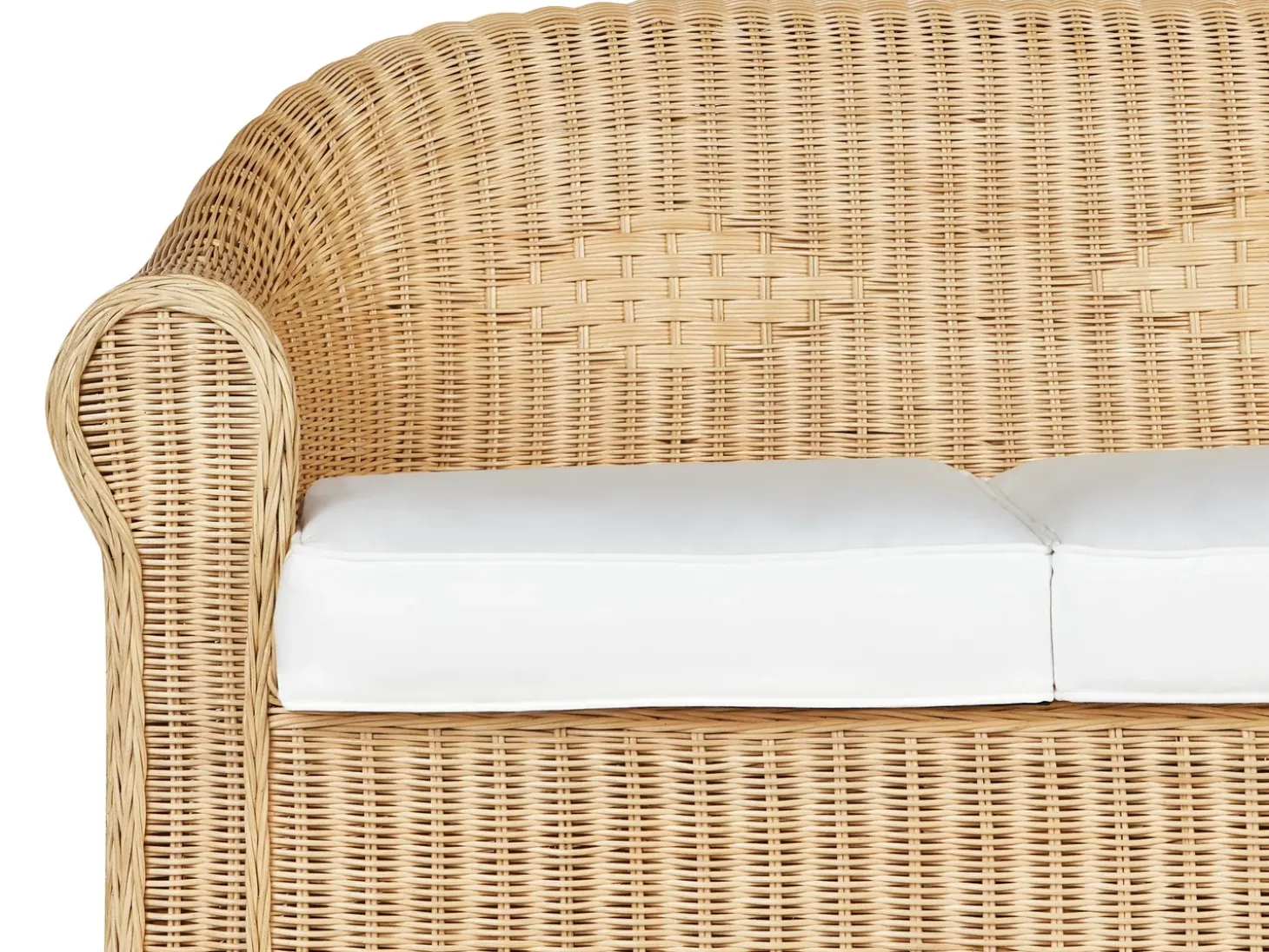 LIVADEIA 5 personers Loungesæt med bord Naturlig Rattan