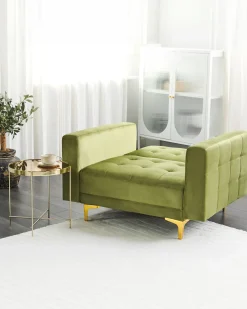 Lænestol ABERDEEN Velour Grøn