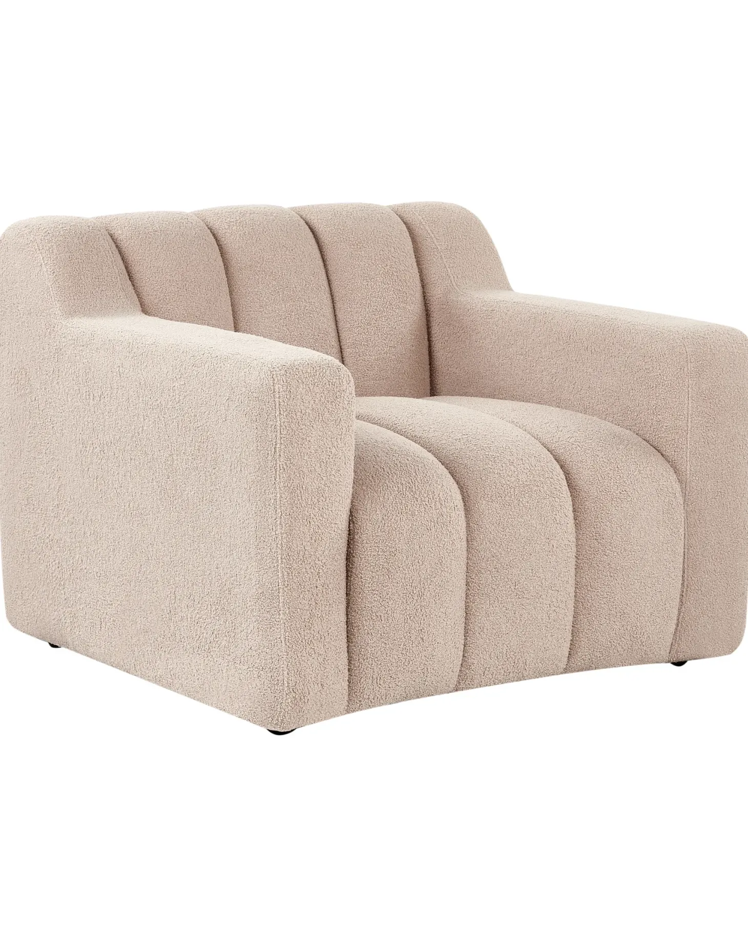 Lænestol AGERUP Boucle Beige