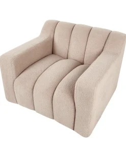 Lænestol AGERUP Boucle Beige